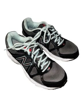 New Balance 480v4 Running Sneakers Grey Black Gym Shoes Size 7.5